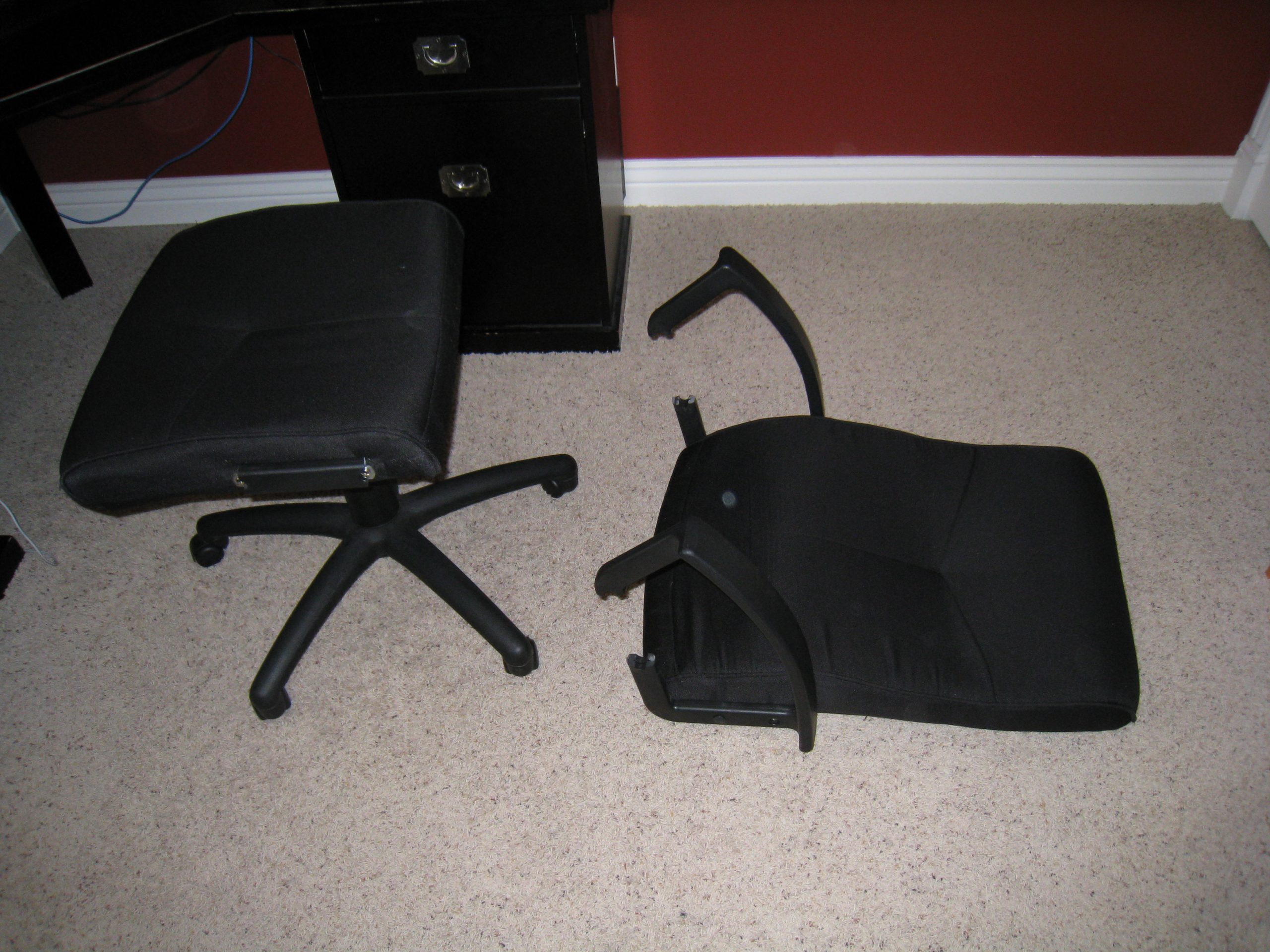 broken office chair